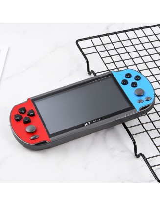 Handheld game console x7plus 5.1 inch children's nostalgic 128-bit retro game console cross-border ready stock 