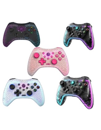 Switch handle transparent RGB glare Bluetooth game handle Android iso computer Tesla BYD available