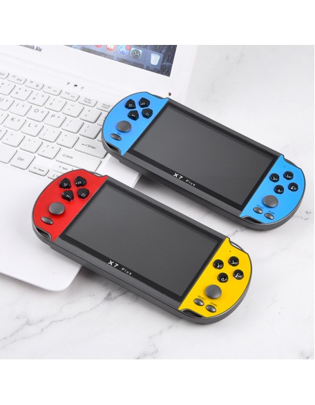 Handheld game console x7plus 5.1 inch children's nostalgic 128-bit retro game console cross-border ready stock 