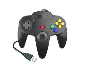 N64USB game controller n64usb wired controller N64 shape PC controller new in stock